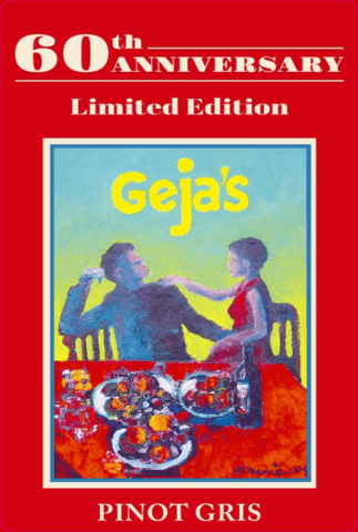 Pinot Gris, Geja's Café, 60th Anniversary-Limited Edition, Bin #25