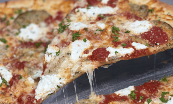 Turkey Meatball Parm Pizza 18'