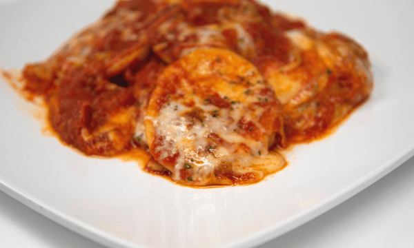 Baked Ravioli w/ Mozzarella
