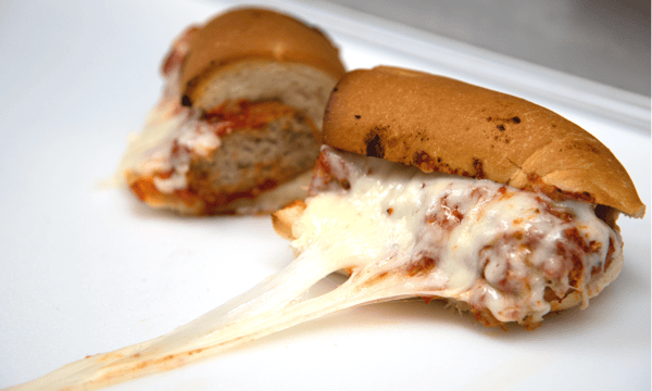 Meatball Parmigiana Hero