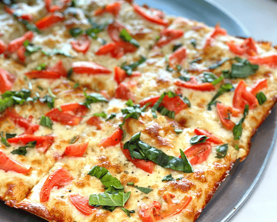 Tomato + Garlic ( Square Pie)