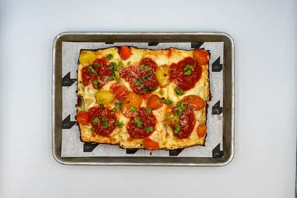 Square Tomato Pesto