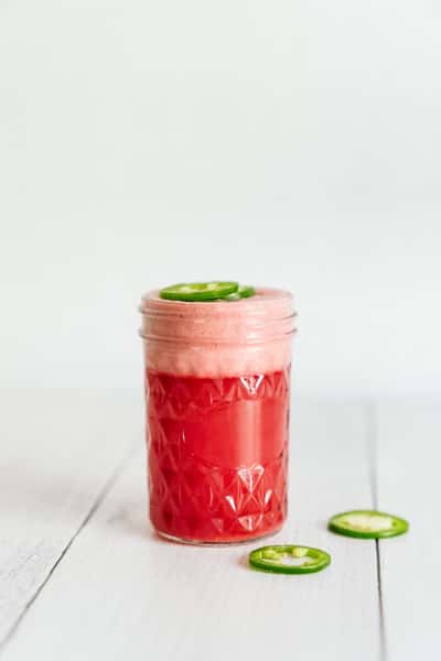 Hibiscus Jalapeno Lemonade