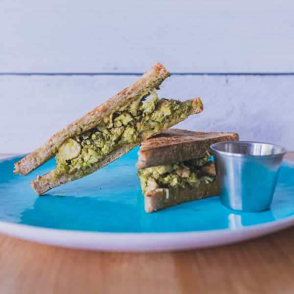 Pesto Chicken Toast