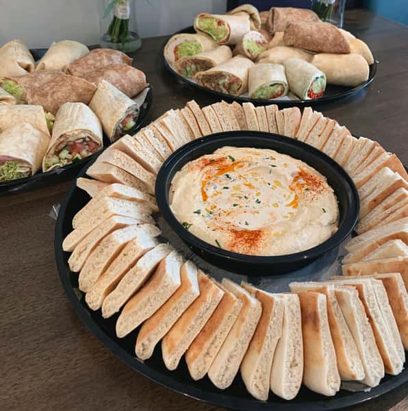 Hummus & Pita Catering Tray