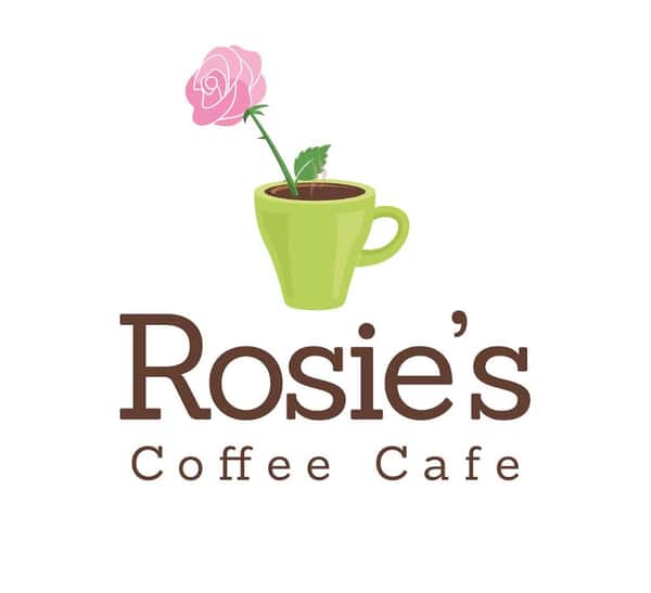 Coffee Cup with Pink Flower in it