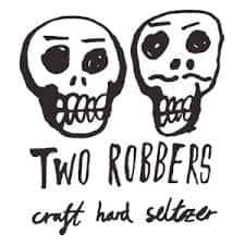Two Robbers Craft Seltzer, Black Cherry Lemon or Peach Berry
