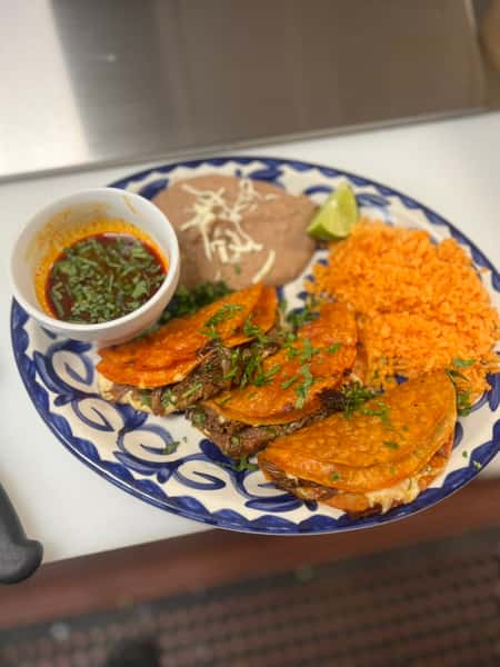 Birria Taco dinner.