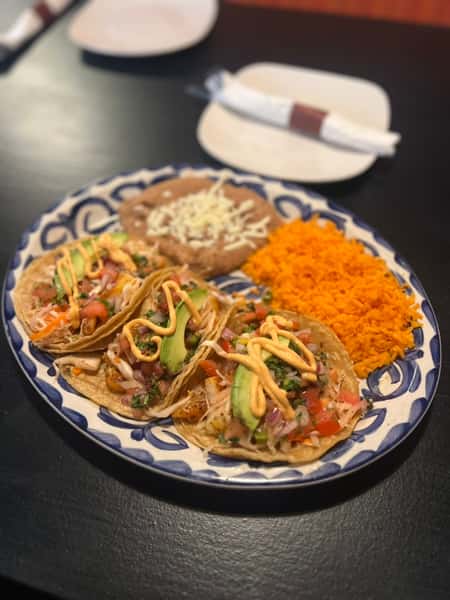 3 Shrimp Taco Dinner