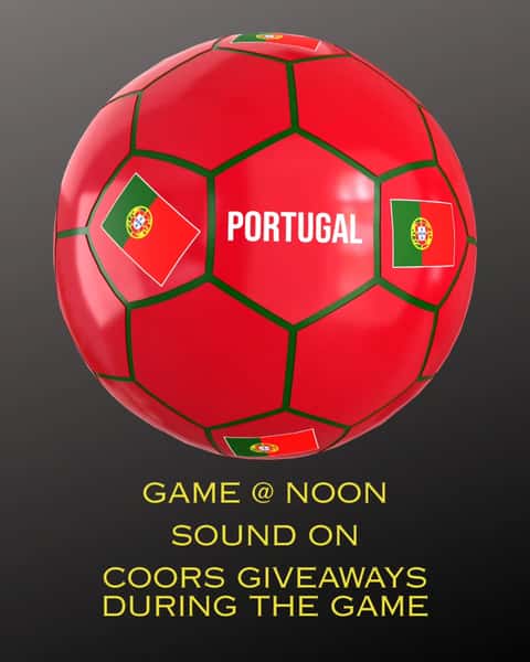 Y'all come have lunch with us and watch the game! Coors will be here buying drinks and giving away promo items. See y'all tomorrow ⚽️ 🍺 🍔