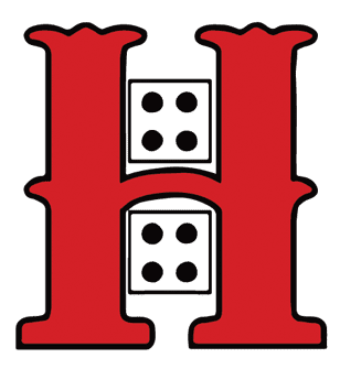 H with dice favicon