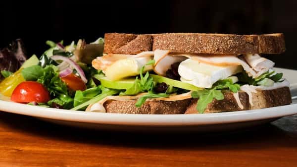 Turkey & Brie on Whole Grain