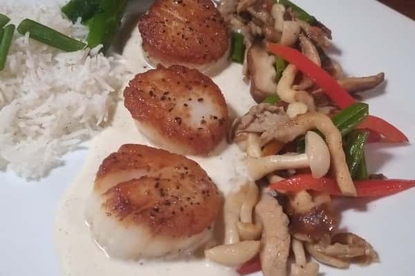 Pan Seared New Bedford Sea Scallops
