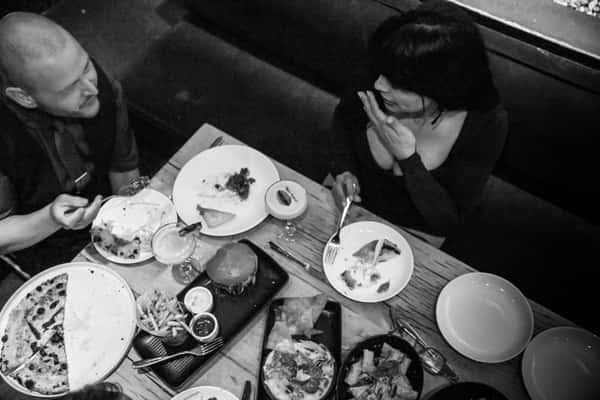 food b&w