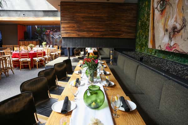 Fireside dining table