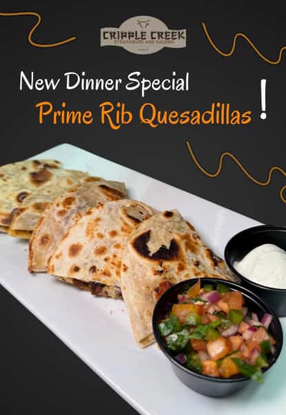 Prime Rib Quesadillas