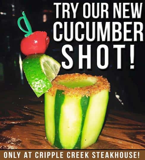 try our cucumber shot