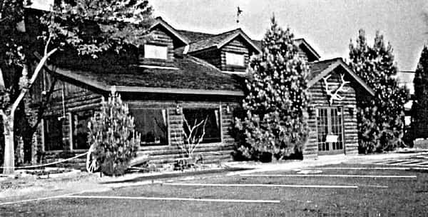 vintage photo of restaurant