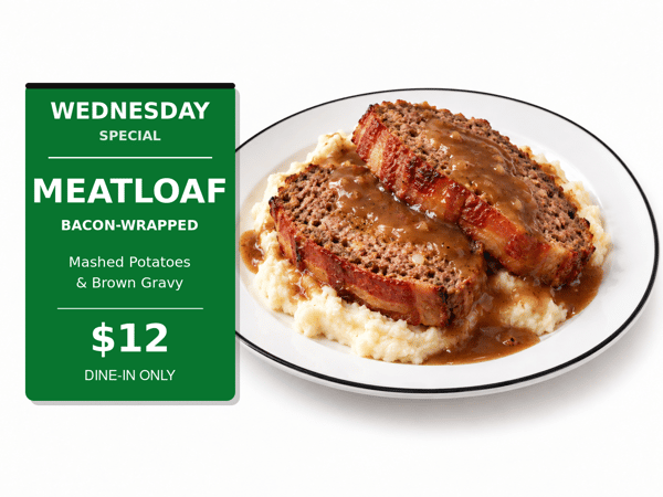 Meatloaf (Special price dine in only)
