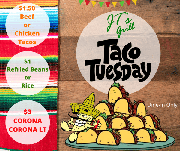 Taco Tuesday (Dine-In only)