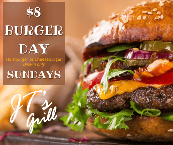 Burger Day (Special price dine-in only)