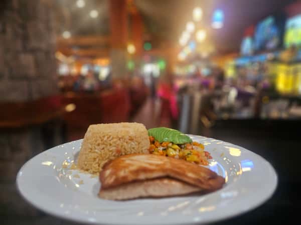 Salmon an rice