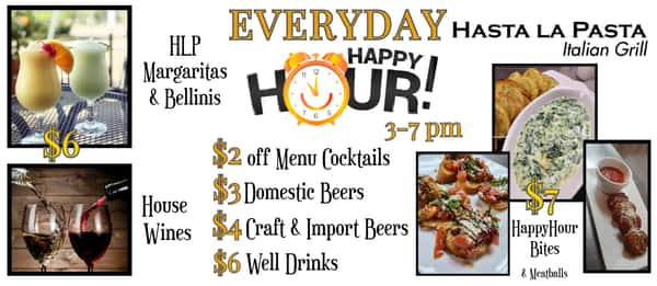 Every Day Happy Hour - Pictures of Drinks and Appetizers