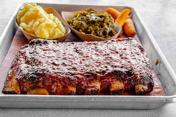 Full Rack St. Louis Style Ribs Tray