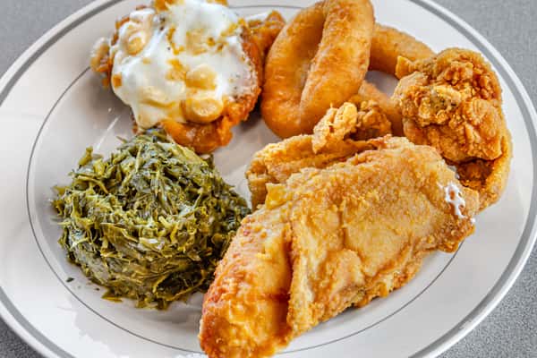 Fried chicken meal
