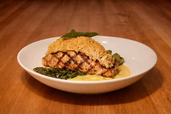 Lobster & Crab Crusted Salmon