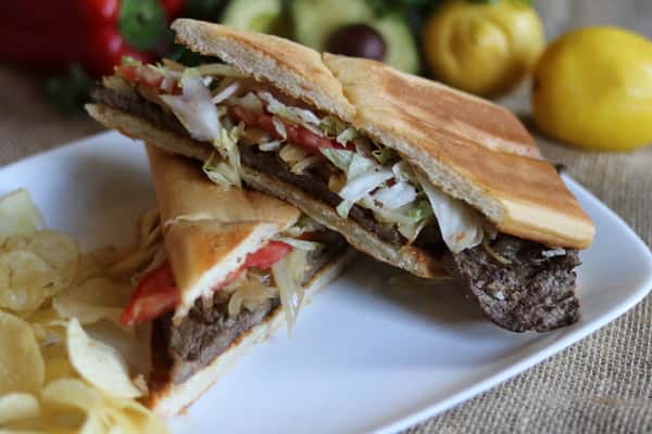 Spanish Steak Sandwich
