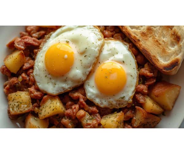 Corned Beef Hash & Eggs