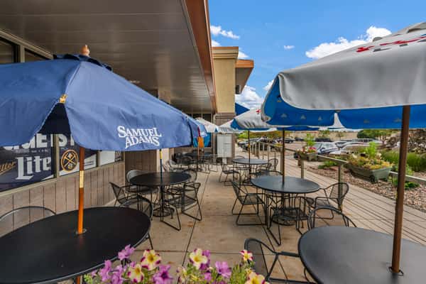 Patio area at the Parkway Tavern