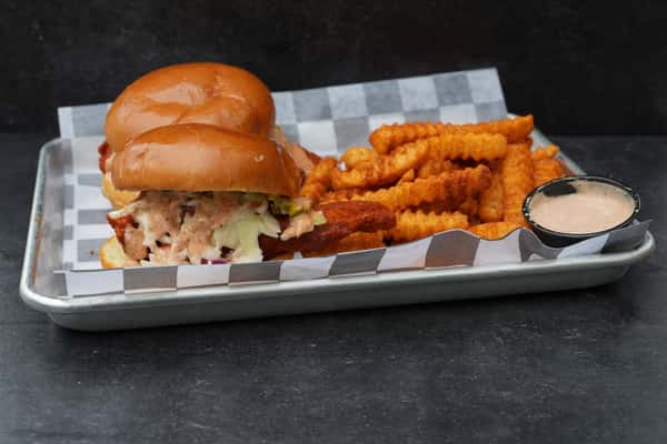 # 1 (2 SANDOS & FRIES)