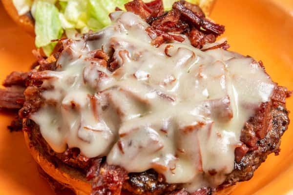corned beef irish burger at traditional Irish pub & caterer in Spokane, WA