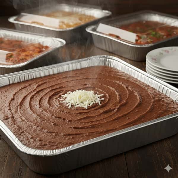 1/2 Tray Refried Beans