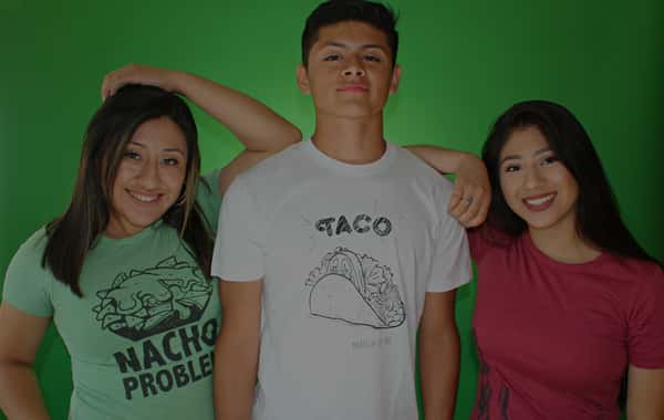 t-shirts with Mexican food puns