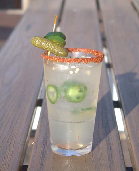 Spicy Pickle Margarita