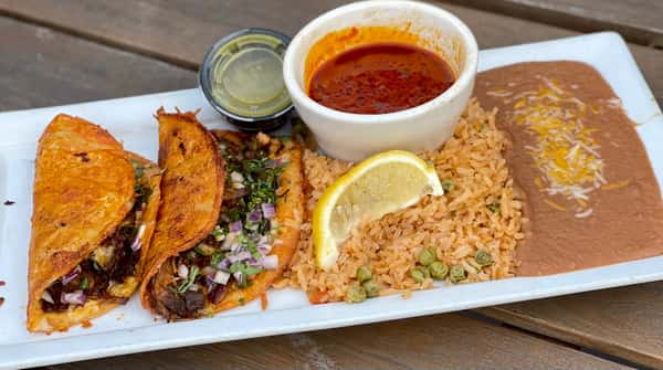 Birria taco Plate (Special of the Week)