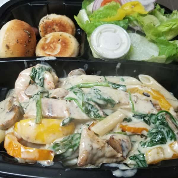 L Box Chicken & Shrimp Fiorentina