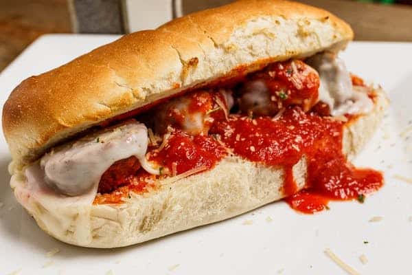 L Box Meatball Sandwich