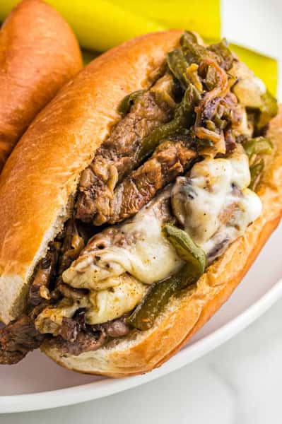 L Box Philly Cheesesteak Sandwich