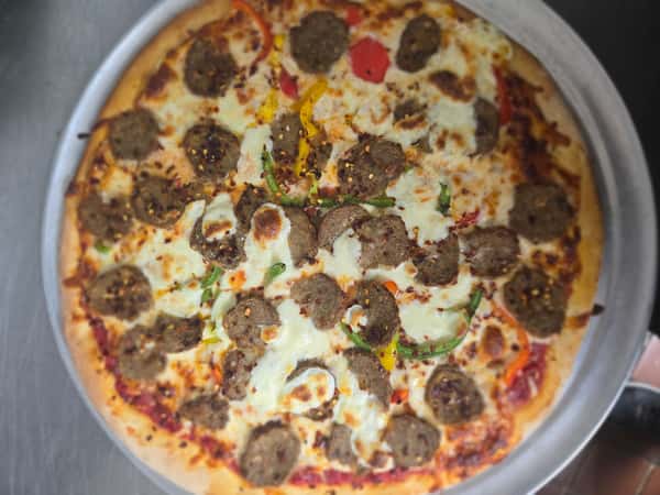 Monday Great Special 16" Large Pizza up to 4 toppings for only $13.95 Dine in or Take Out