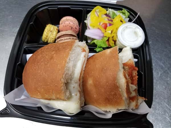 L Box ChIcken Parm Sandwich