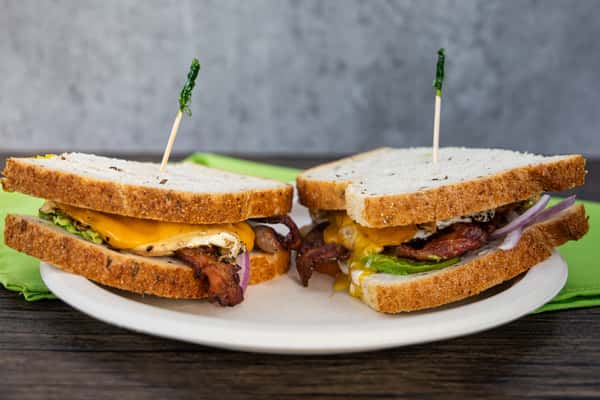 Bacon & Egg Fancy Sandwich