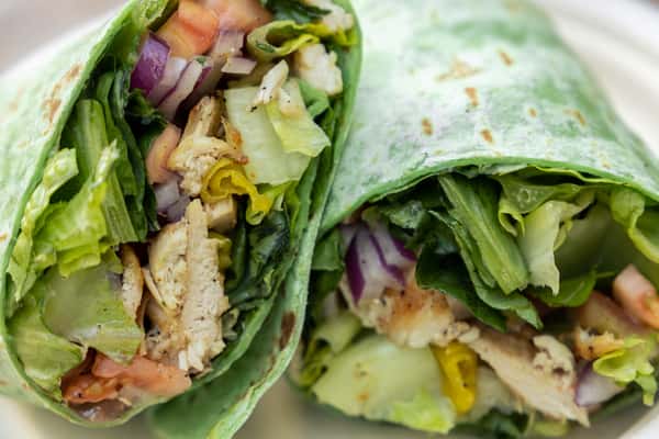 Chicken Greek Wrap