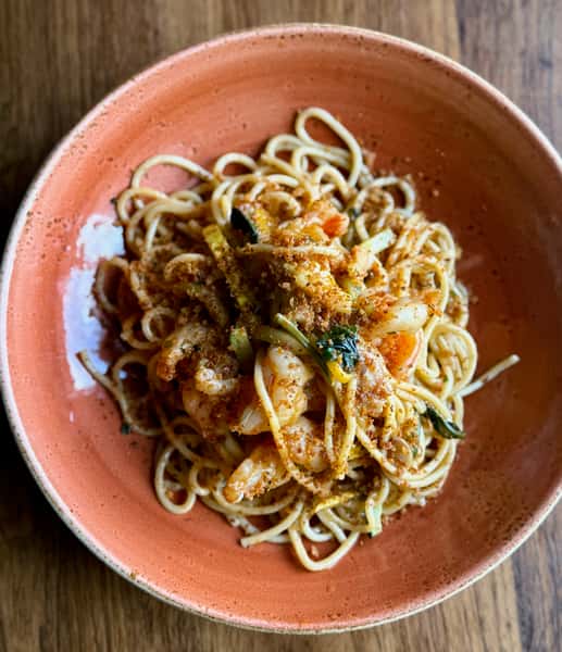 Shrimp and Chitarra Limone
