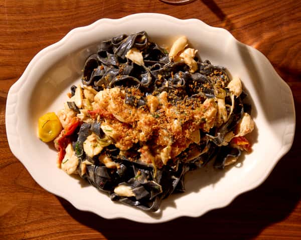 Squid Ink Fettuccine