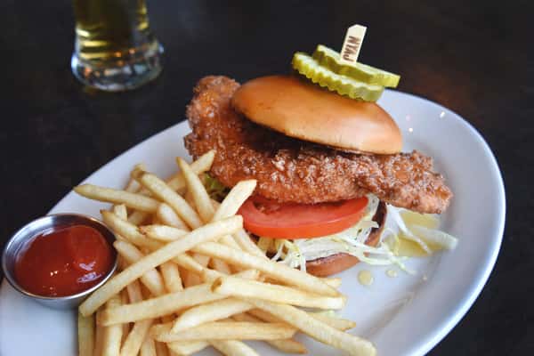 Hot Honey Fried Chicken Sandwich
