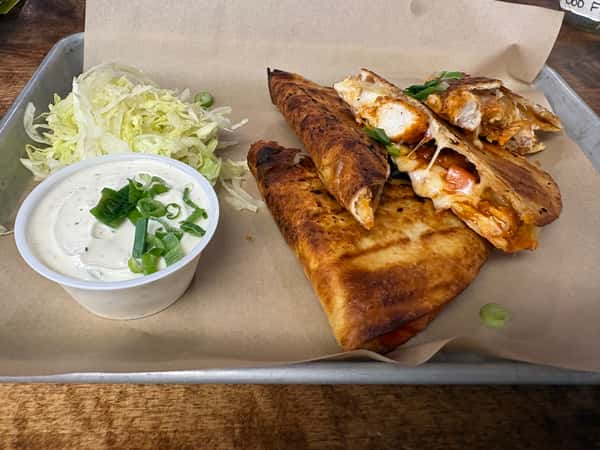 Nashville Hot Fried Chicken Quesadilla